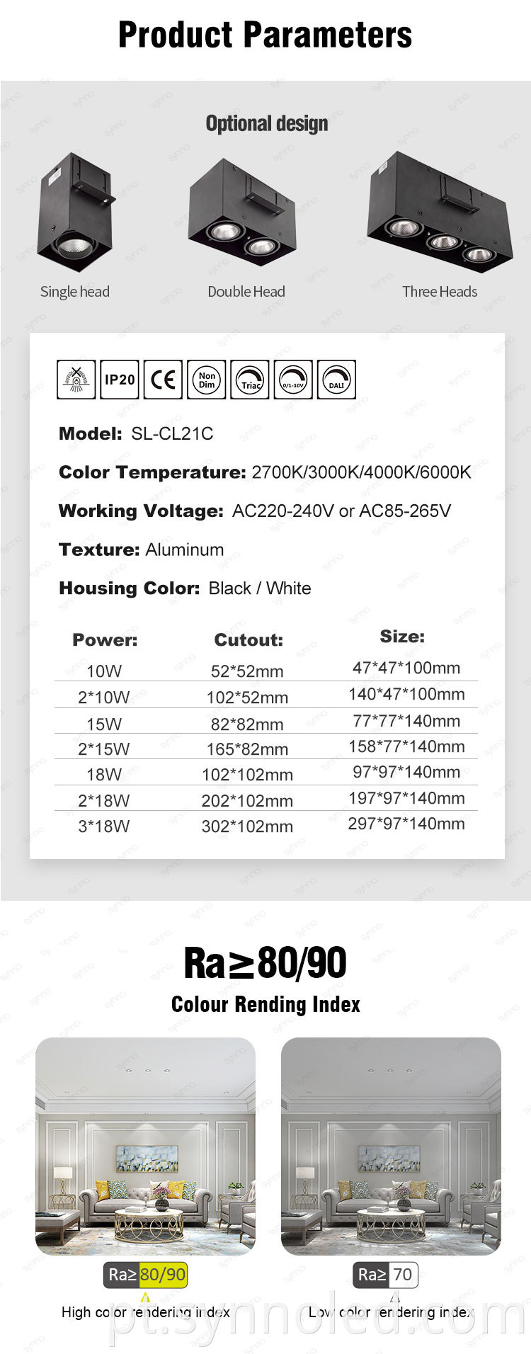 Surface Mounted Led Spot Downlight